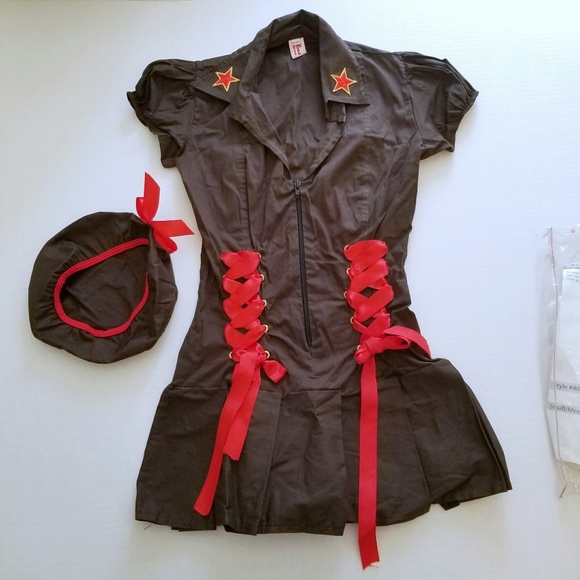 Roma naughty soldier Halloween costume, women’s size small slash medium - Picture 2 of 4